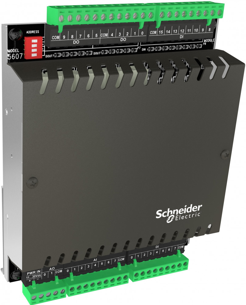 SE ScadaPack Модуль расширения 5607-24 I/O, 16 D/I (24В), 10 D/O (SSR), 8  A/I, 2 A/O (TBUX297494) TBUX297494 | Купить в розницу и оптом