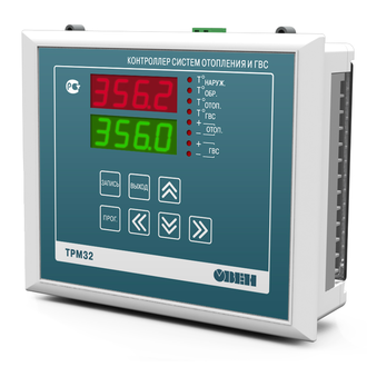 Изображение Контроллер для регулирования температуры в системах отопления с приточной вентиляцией ОВЕН ТРМ33-Щ7.ТС