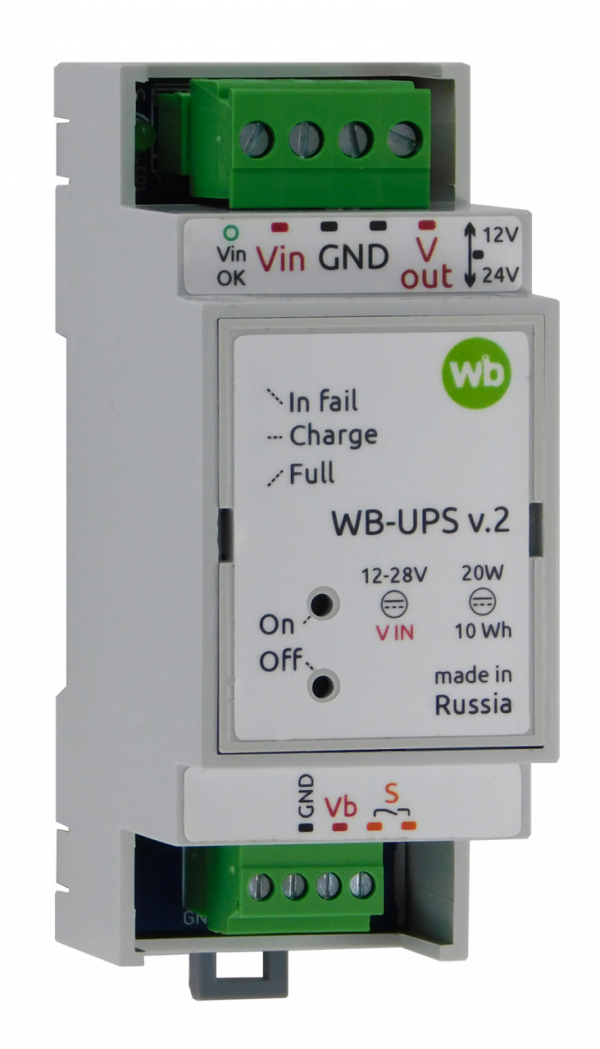 Изображение Модуль бесперебойного питания Wiren Board WB-UPS v.2
