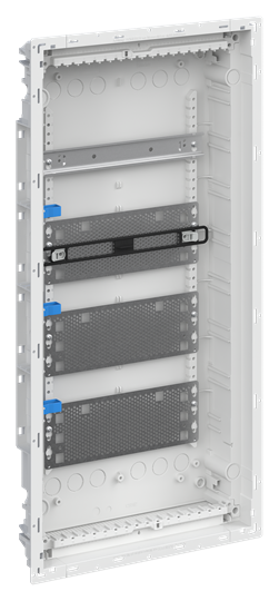 Изображение ABB Мультимедиа шкаф с дверью с вентиляционными отверстиями и дин-рейкой 3 ряда без розетки