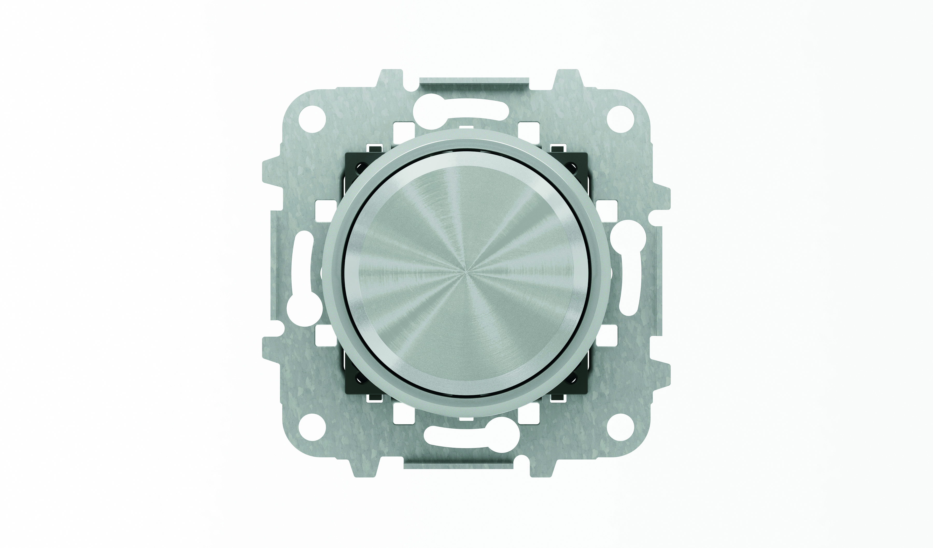Изображение ABB SKY Moon Мех электронного поворотного светорегулятора для люминесцентных ламп 700 Вт, 0/1-10 В, 50 мА, кольцо "хром"