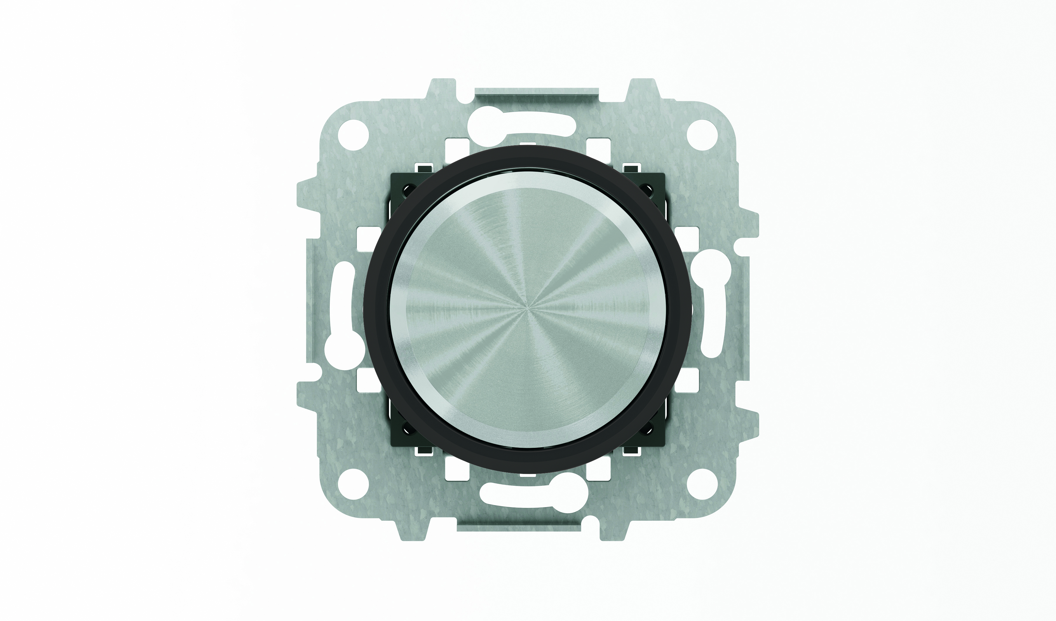 Изображение ABB SKY Moon Мех электронного поворотного светорегулятора для люминесцентных ламп 700 Вт, 0/1-10 В, 50 мА, кольцо "чёрное стекло"