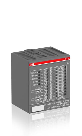 Изображение ABB Модуль интерфейсный, 8DI/8DO/4AI/2AO, CI501-PNIO-XC