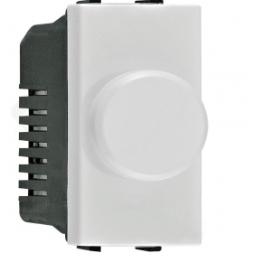 Изображение ABB NIE Zenit Бел Механизм электронного поворотного светорегулятора 500 Вт, 1-модульный